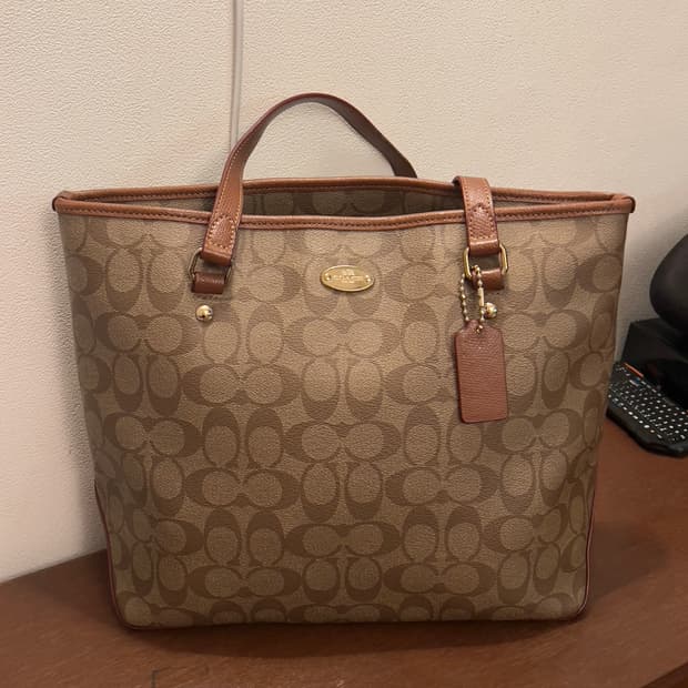 Coach vintage logo tote bag