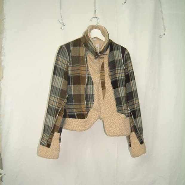 Hussein chalayan 03aw zipped jacket 40