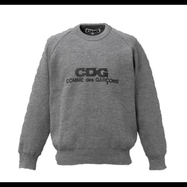 cdg 라운드넥 스쿨 풀오버 판매합니디