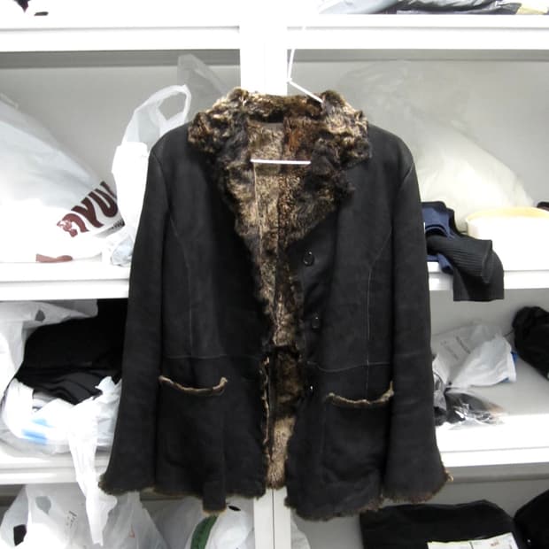 리얼 양모 퍼 자켓