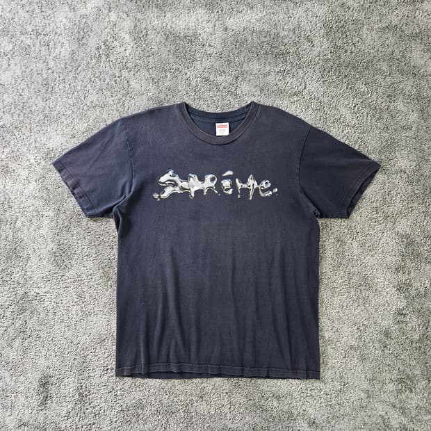 Supreme 18FW  리퀴드 반팔 티셔츠