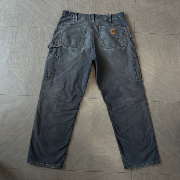 칼하트 오리지널 블랙 카펜터 팬츠 바지