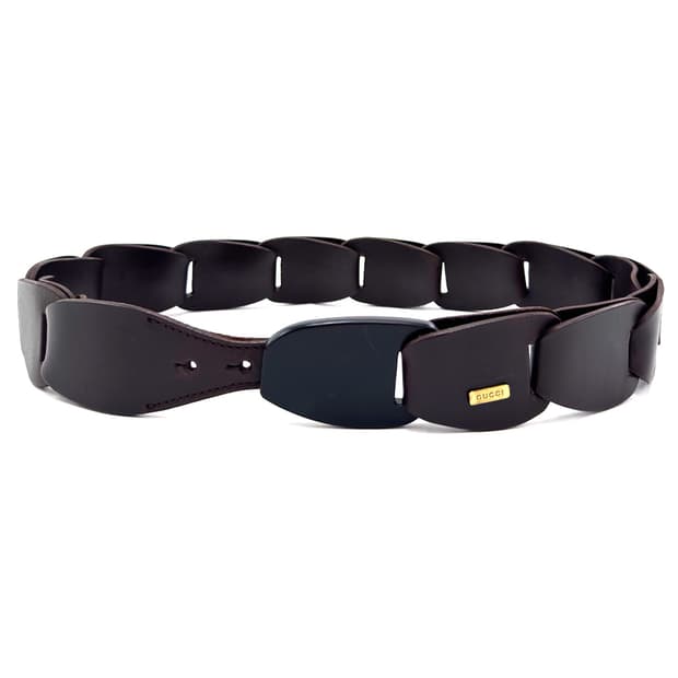 Gucci 1997 Tom Ford Chain Link Belt/ 75