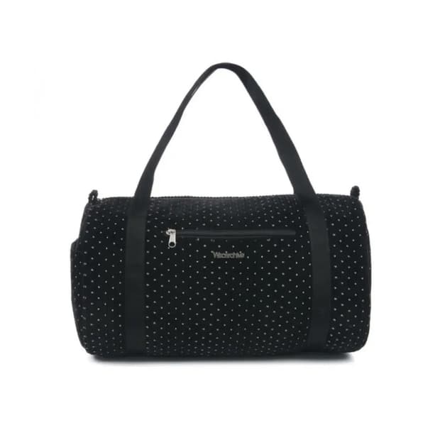 Wsc archive 도트 배럴 백 블랙