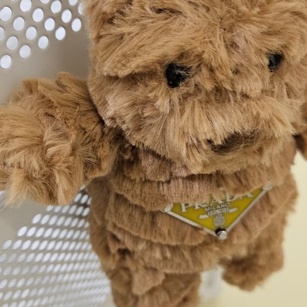 프라다 업사이클링 키링 커스텀 곰돌이 인형