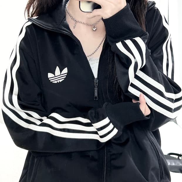 아디다스 블랙 파이어버드 져지