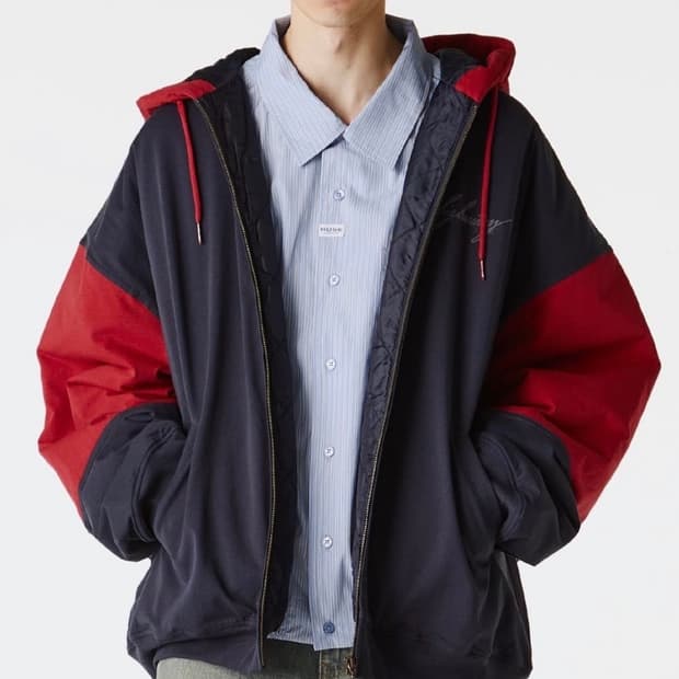 Martine Rose 마틴로즈 배색 집업 후디