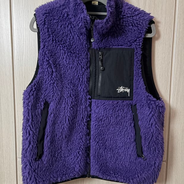 스투시 베스트 패딩 리버시블