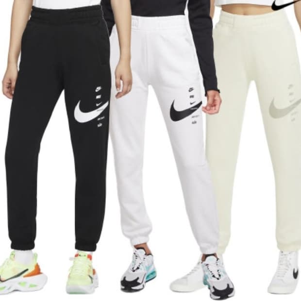 여성 나이키 멀티스우시 기모 조거팬츠 바지 빅스우시