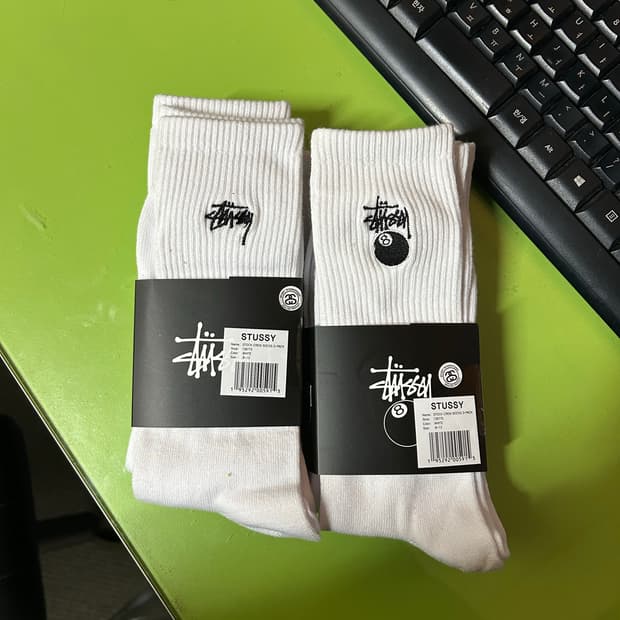 스투시 2세트 묶음 양말. 총 6컬레 