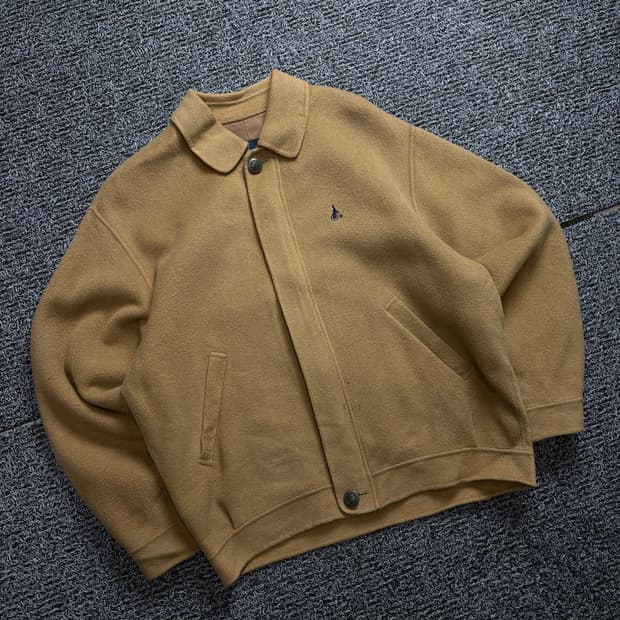 빈폴 아카이브 브라운 울 해링턴 자켓 브라운 1981