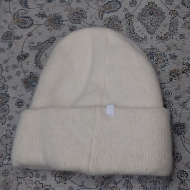 그라우피더 캐시미어 울 크림 비니