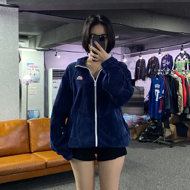 나이키 퓨추라 네이비 코듀로이 트랙 자켓B2904  