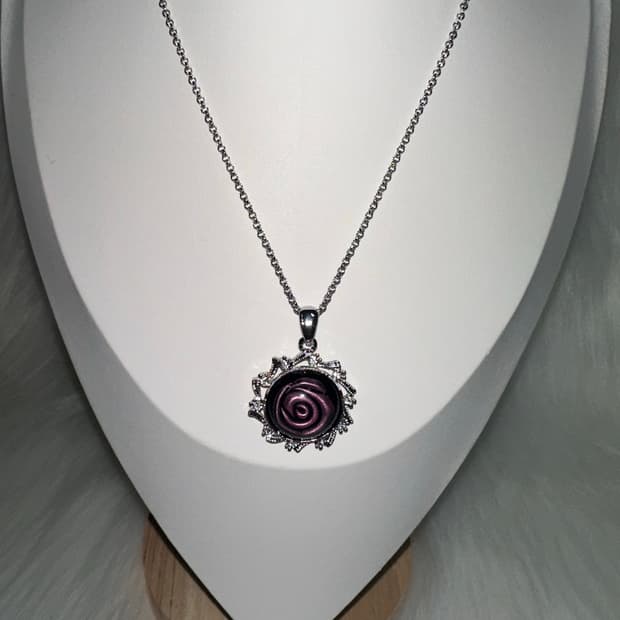 오리엔탈 고스펑크 장미 목걸이