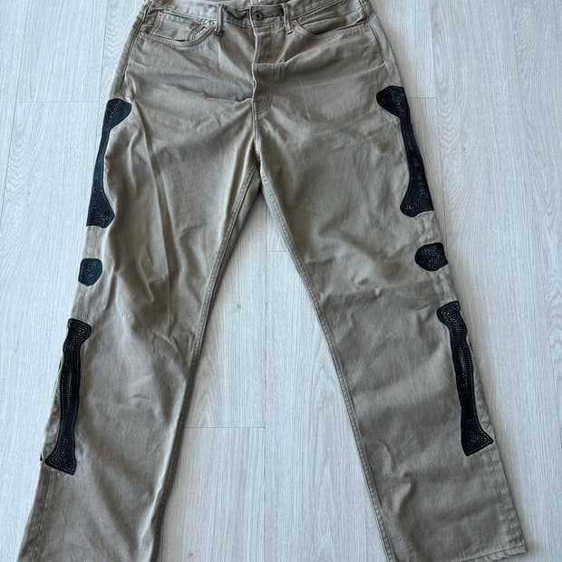 캐피탈 본 멕시칸 턱시도 5p 오카길리 팬츠 치노 모카 베이지 36