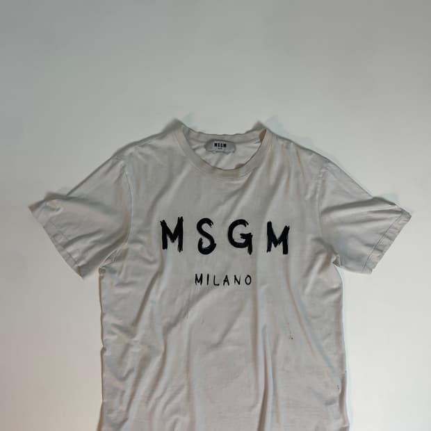 MSGM 로고 티셔츠