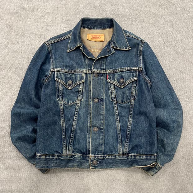 M 리바이스 재팬 90s 데님 트러커 자켓 W7505