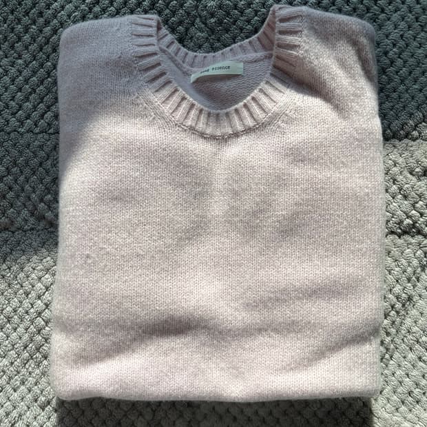 헤이그 haag 핑크 스웨터