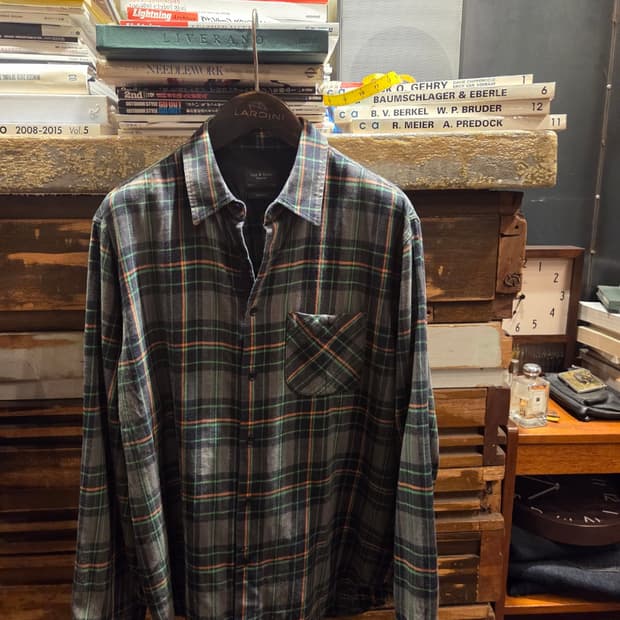 랙앤본 플란넬셔츠