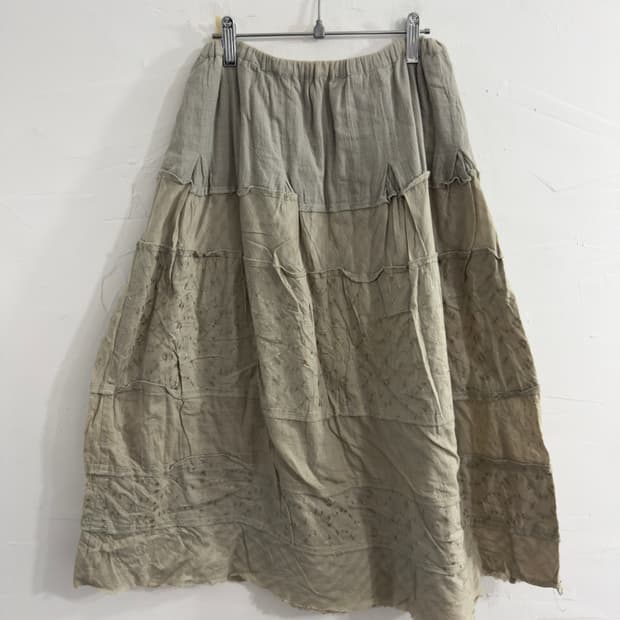 olive des olive mori patch skirt