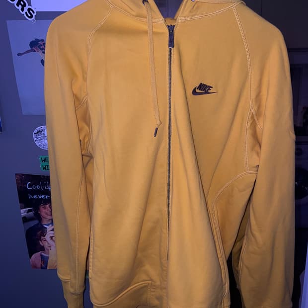 나이키 옐로우 후드집업
