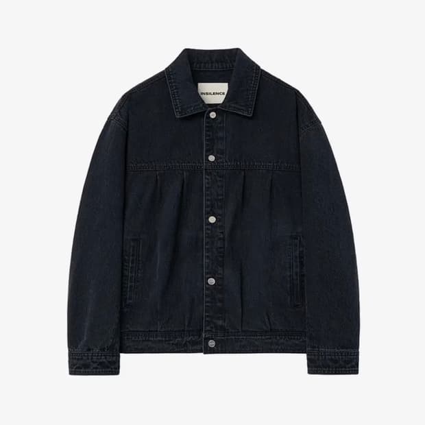 인사일런스 오버사이즈 트러커 자켓 WASHED BLACK