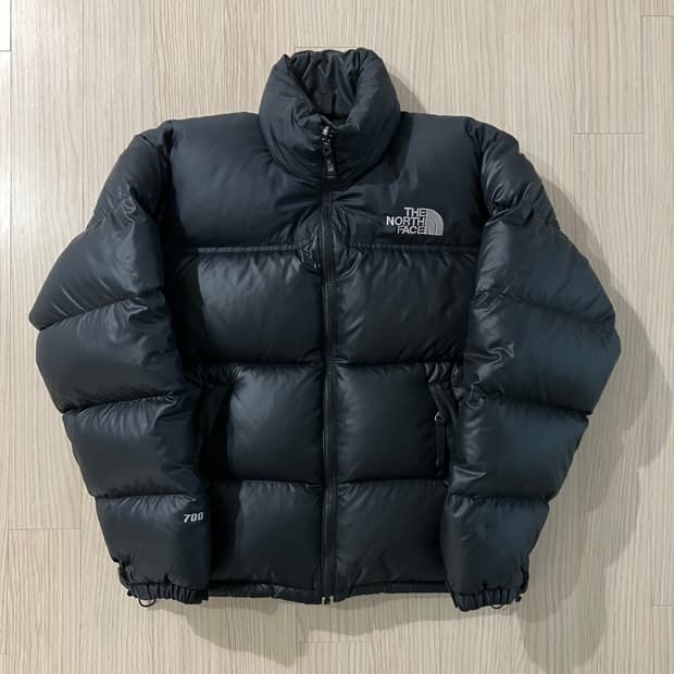 노스페이스 700 눕시 패딩 블랙 올검