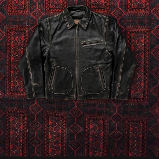 버드노트 레더 가죽자켓