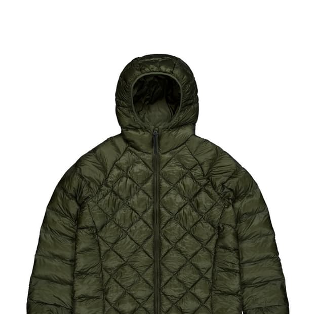 [슬로우애시드] 고스트 실루엣 패디드 점퍼 (카키/S사이즈)