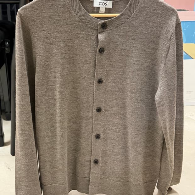 Cos 메리노 울 가디건 멜란지 