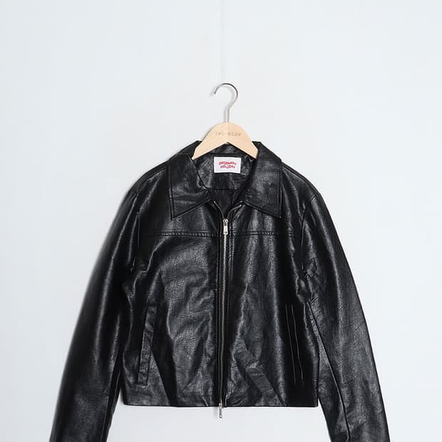ORDINARY HOLIDAY Faux Leather Jacket