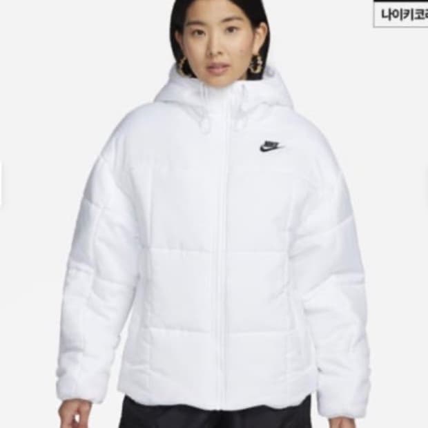 나이키 써마핏 패딩 루즈 후드 재킷 