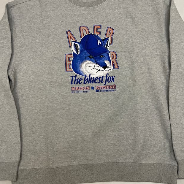 아더에러 메종키츠네 더 블루이스트 스웻셔츠 맨투맨
