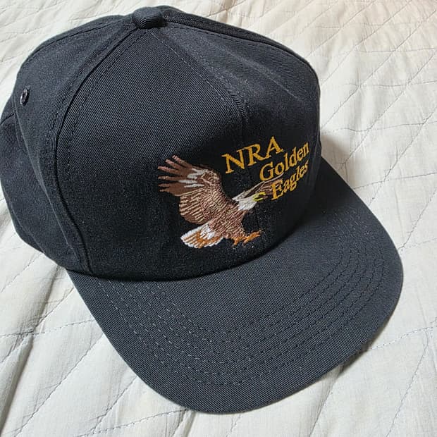 [OS] 빈티지 NRA 골든 이글 6패널 캡