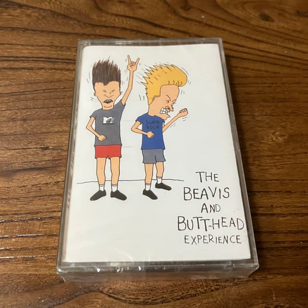 90s 애니 영화 비비스앤벗헤드 OST 라이센스 초판 미개봉 카세트테이프