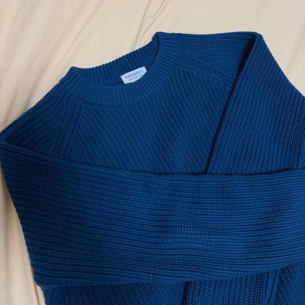 Sunspel 코튼 니트 xs