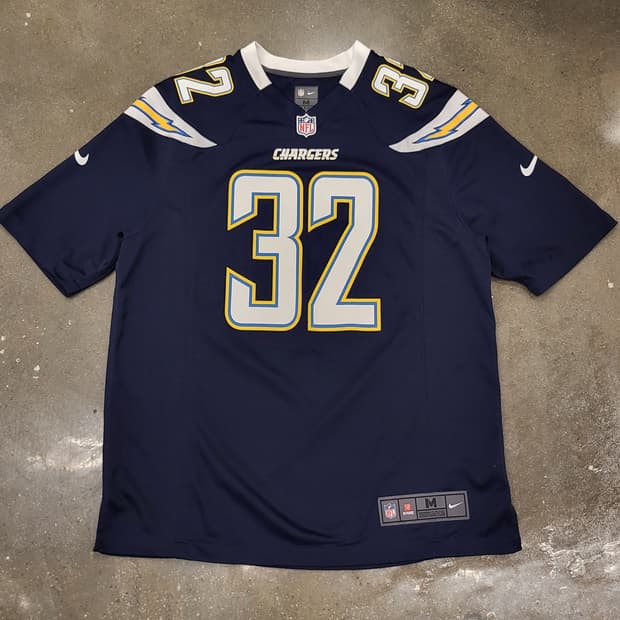 00s USA 나이키 NFL 저지 로스앤젤레스 차저스 미식축구 유니폼