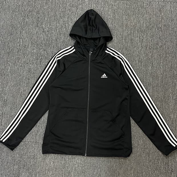 아디다스 기모 져지 후드 집업 