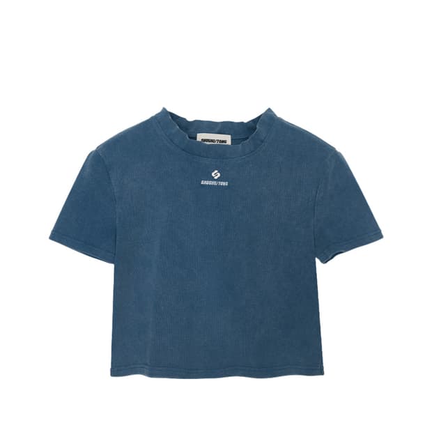 슈슈통 우먼 웨이브 레이스 반팔