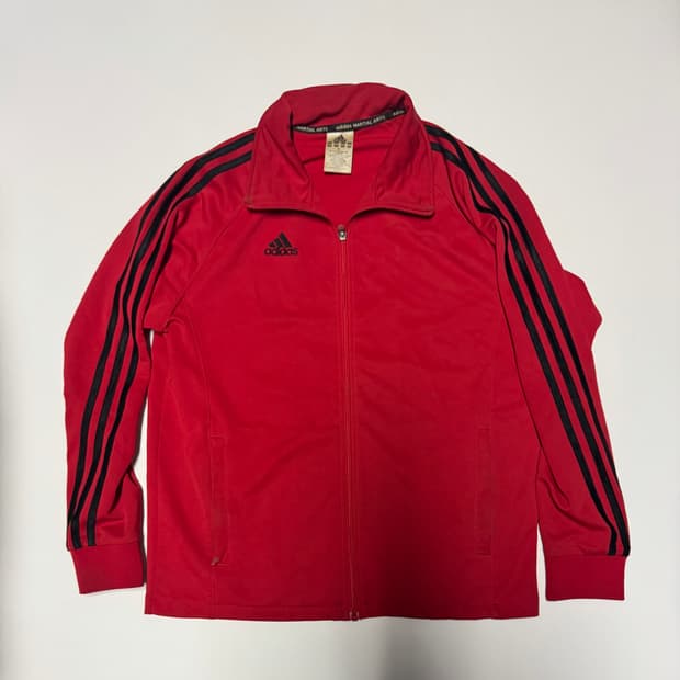 희귀!! 아디다스 빨검 올드스쿨 삼선 트랙탑 져지 M