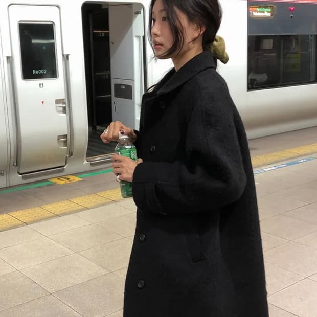 언더비 코트 블랙