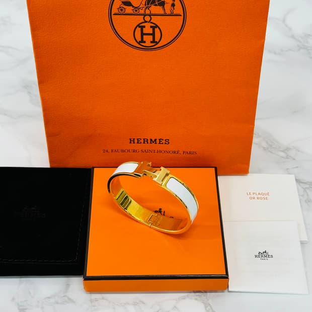 에르메스 클릭아슈 로즈블랑 PM