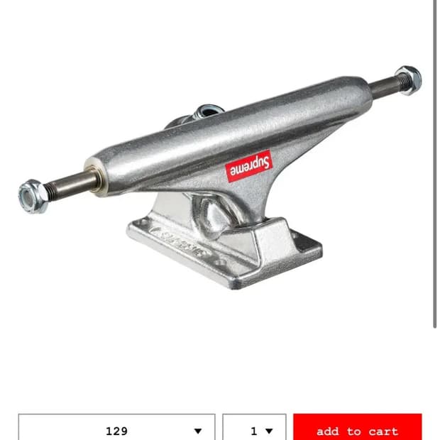 슈프림 인디펜던트 트럭 129