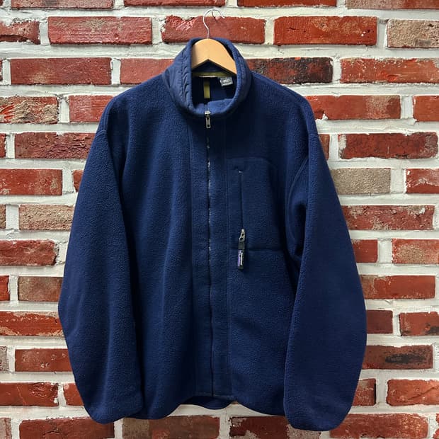 (L)90s 파타고니아 USA 신칠라 풀집업 네이비