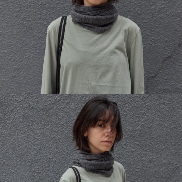 [OS] 롱 스카프 그레이