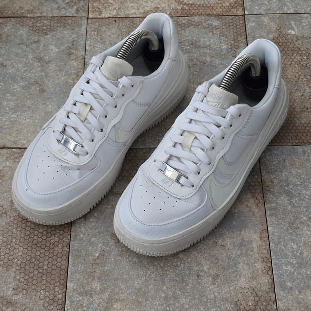 (225)나이키 에어포스 1 플랫폼 화이트
