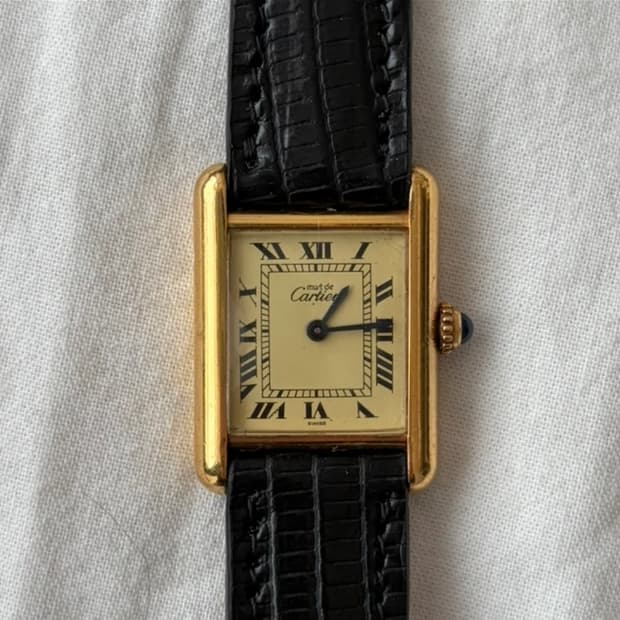 까르띠에 머스트 탱크 버메일 빈티지 시계