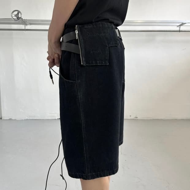 플라스틱 프로덕트 반바지 버뮤다 블랙 L