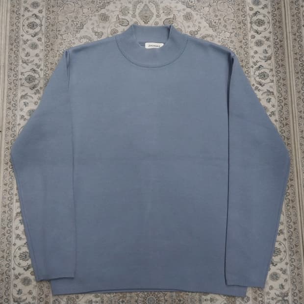 ZAVANAS 모크넵 니트 소라 M