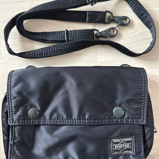 (신형) Porter 요시다 포터 탱커 스냅 숄더백 블랙 신형